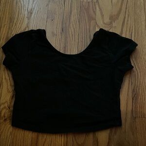 Brandy Melville Black Crop Top